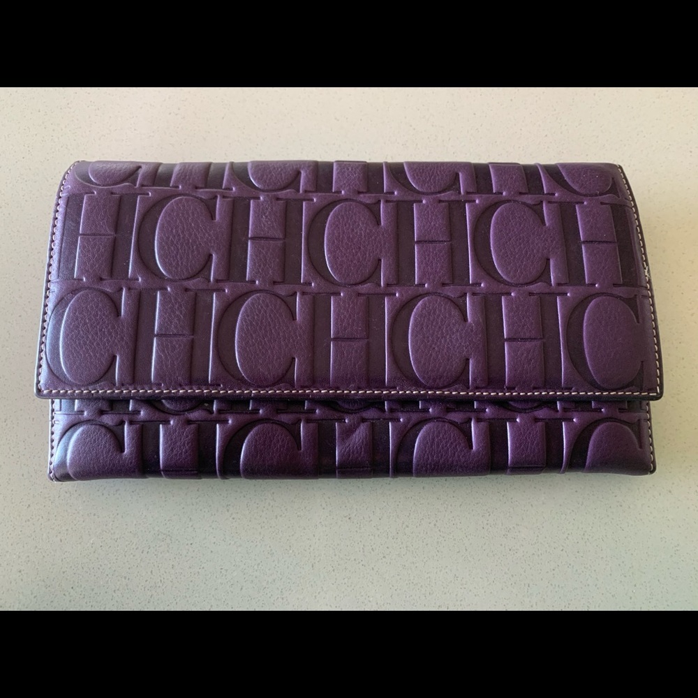 Carolina Herrera Deep Purple/Plum Wallet